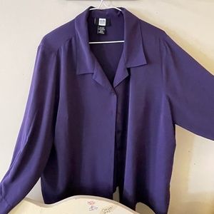 Studio 1940 button up Retro purple MB64